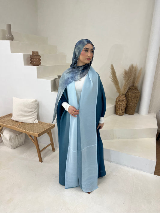 MYLA Oversized Abaya Blue