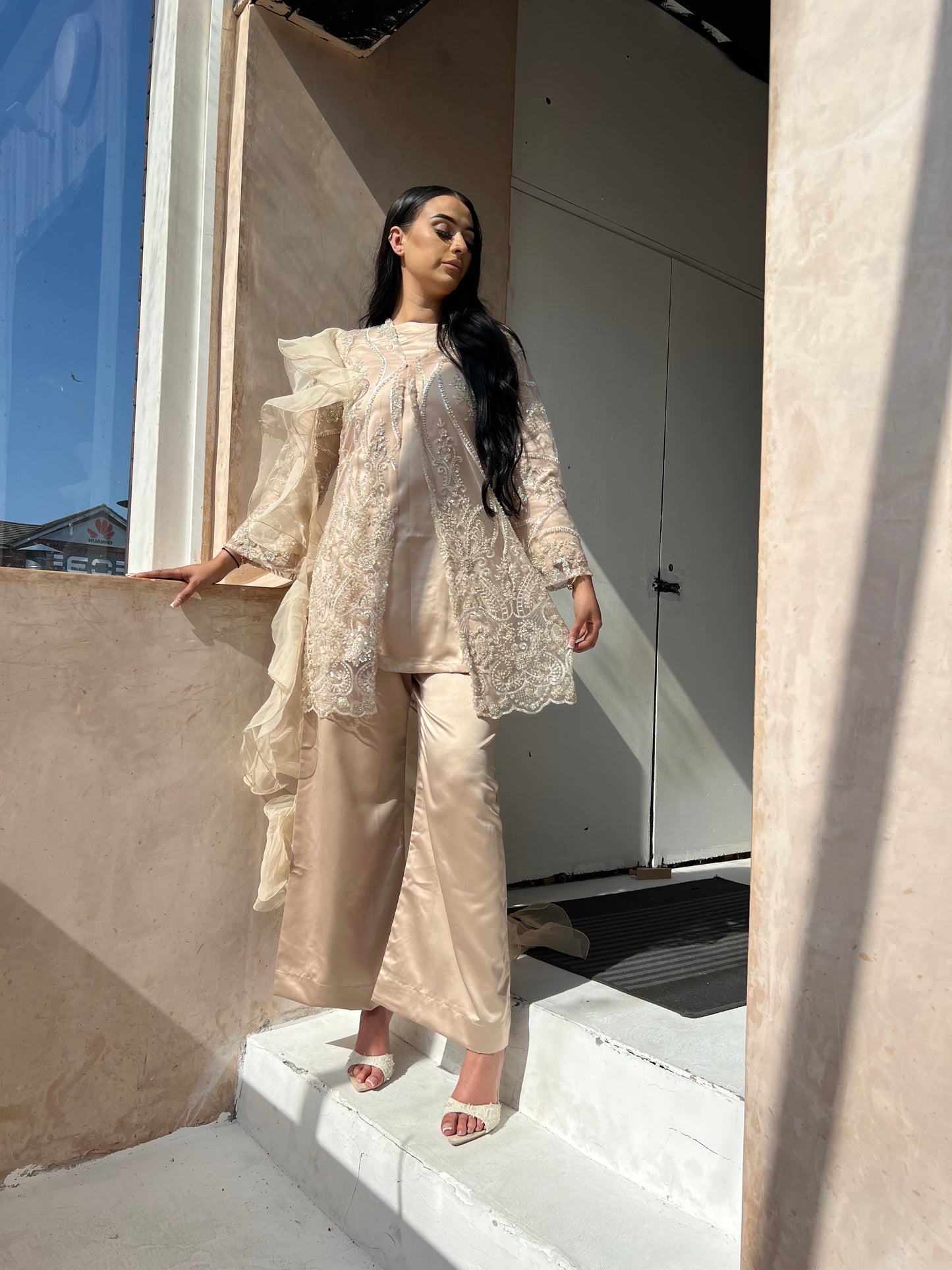 JINA Beige (5pc) Includes 2 Trousers