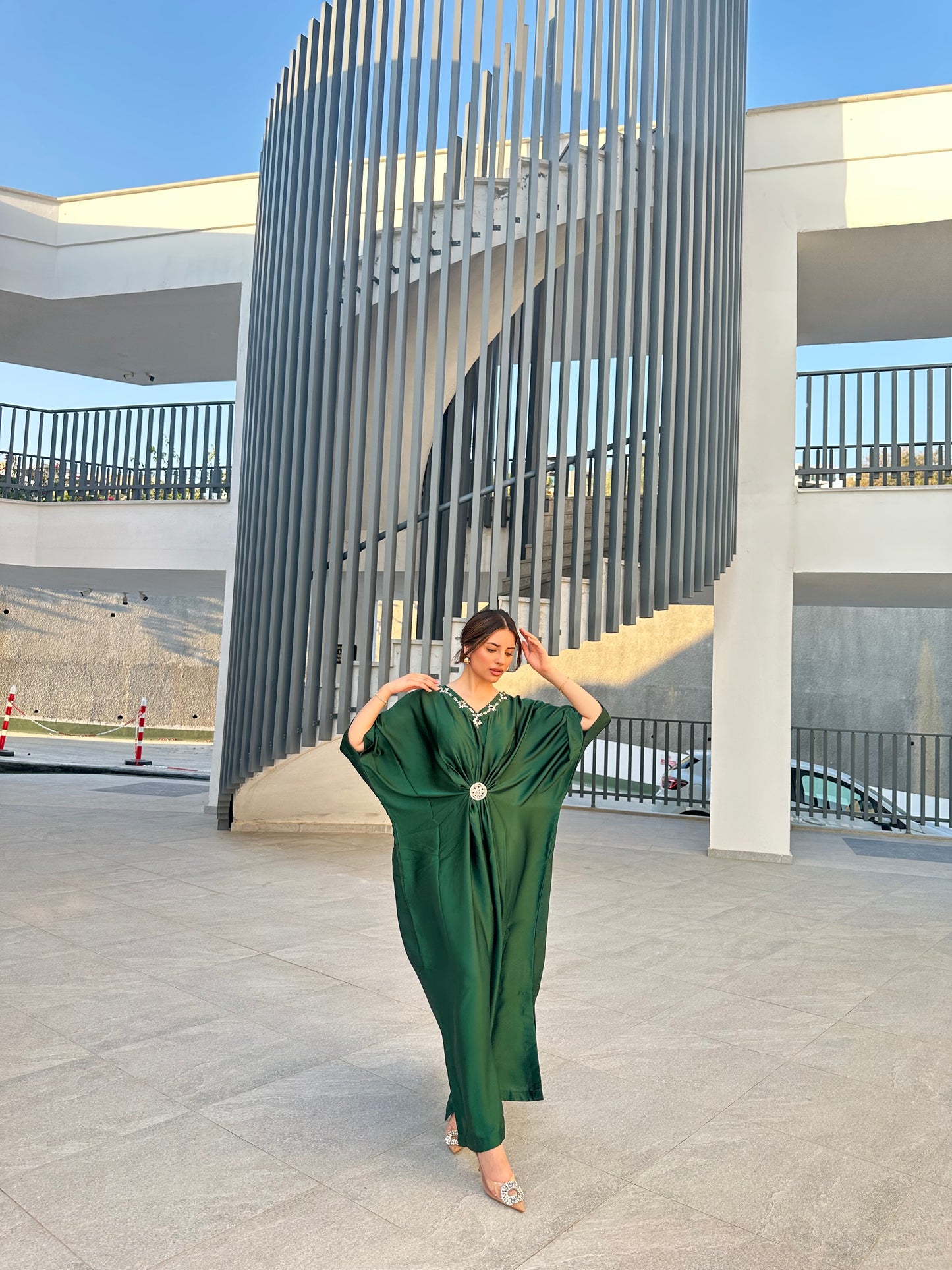 ZOHA GREEN (2 piece- Trousers included)