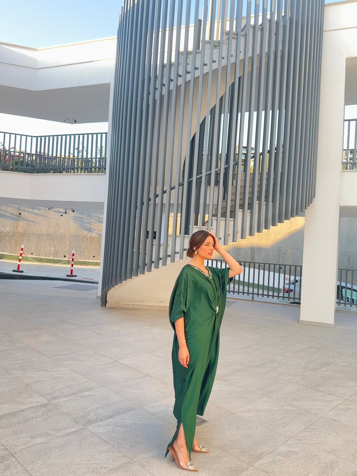 ZOHA GREEN (2 piece- Trousers included)