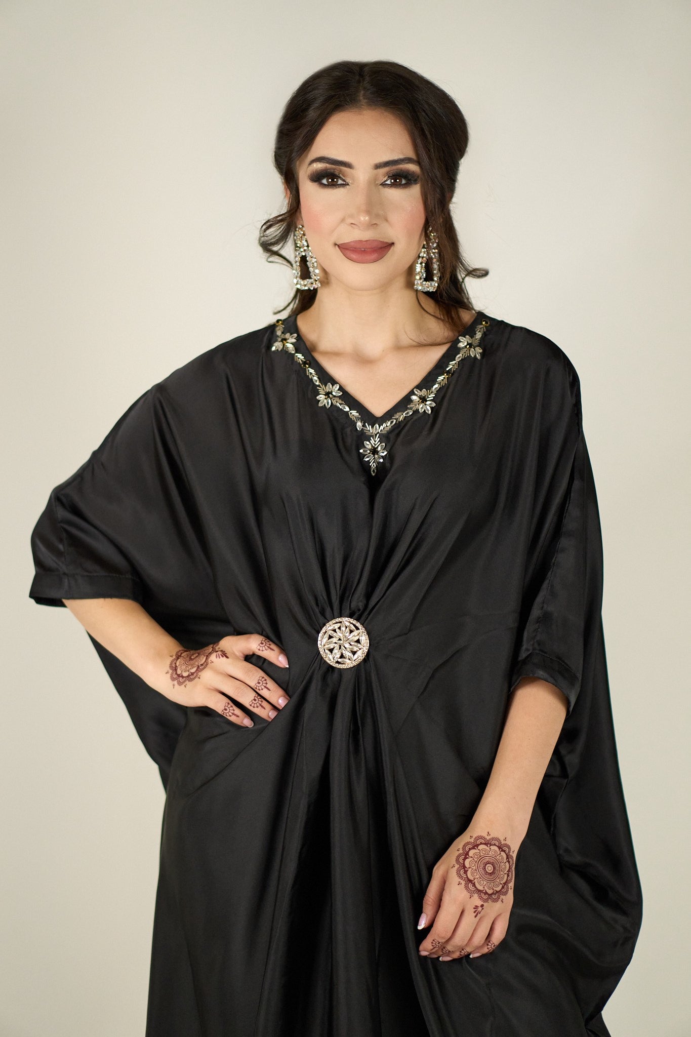 ZOHA BLACK (2 piece- Trousers included)