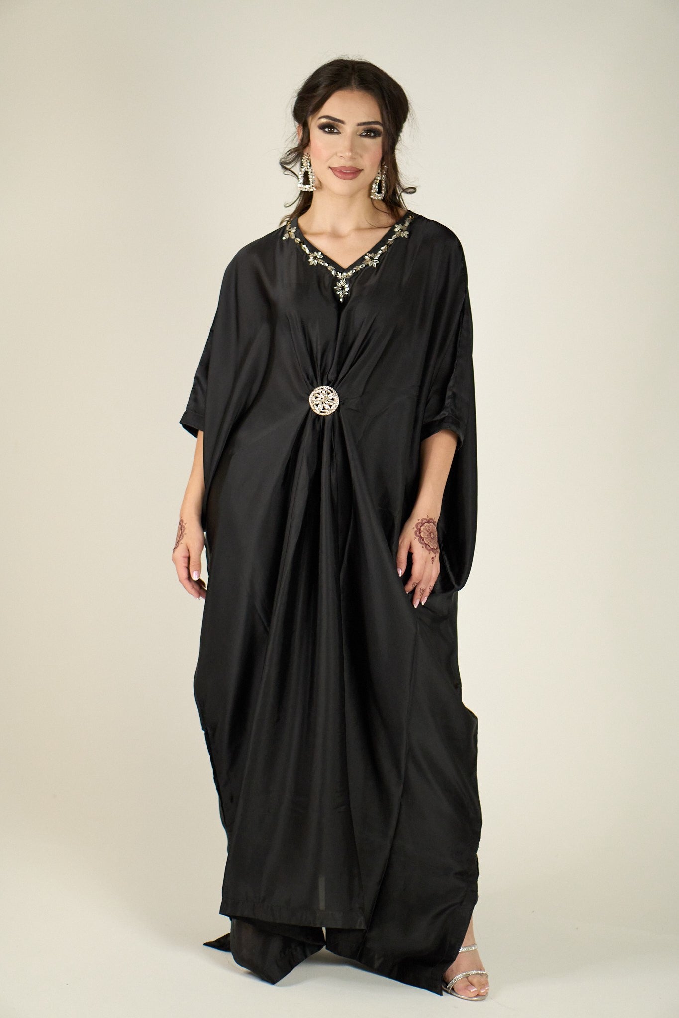 ZOHA BLACK (2 piece- Trousers included)