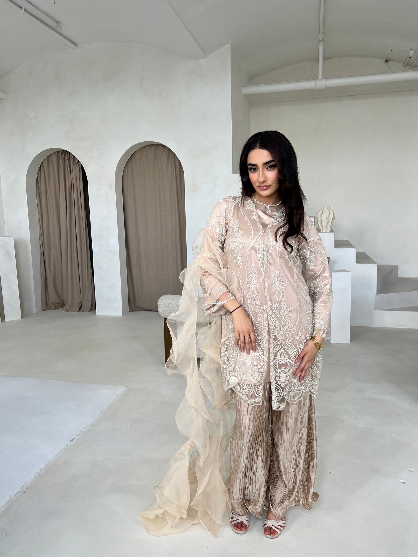 JINA Beige (5pc) Includes 2 Trousers