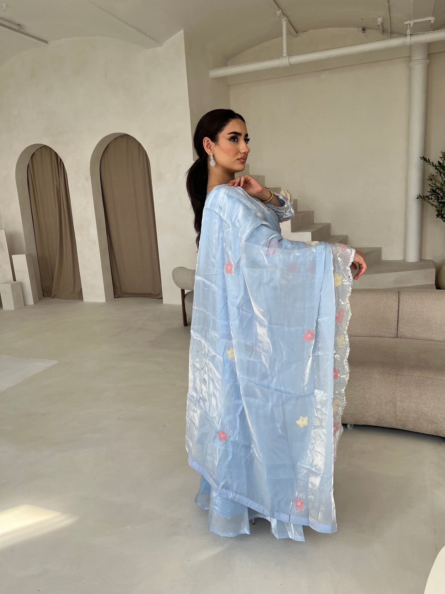ASIYA Floral Blue (3pc)