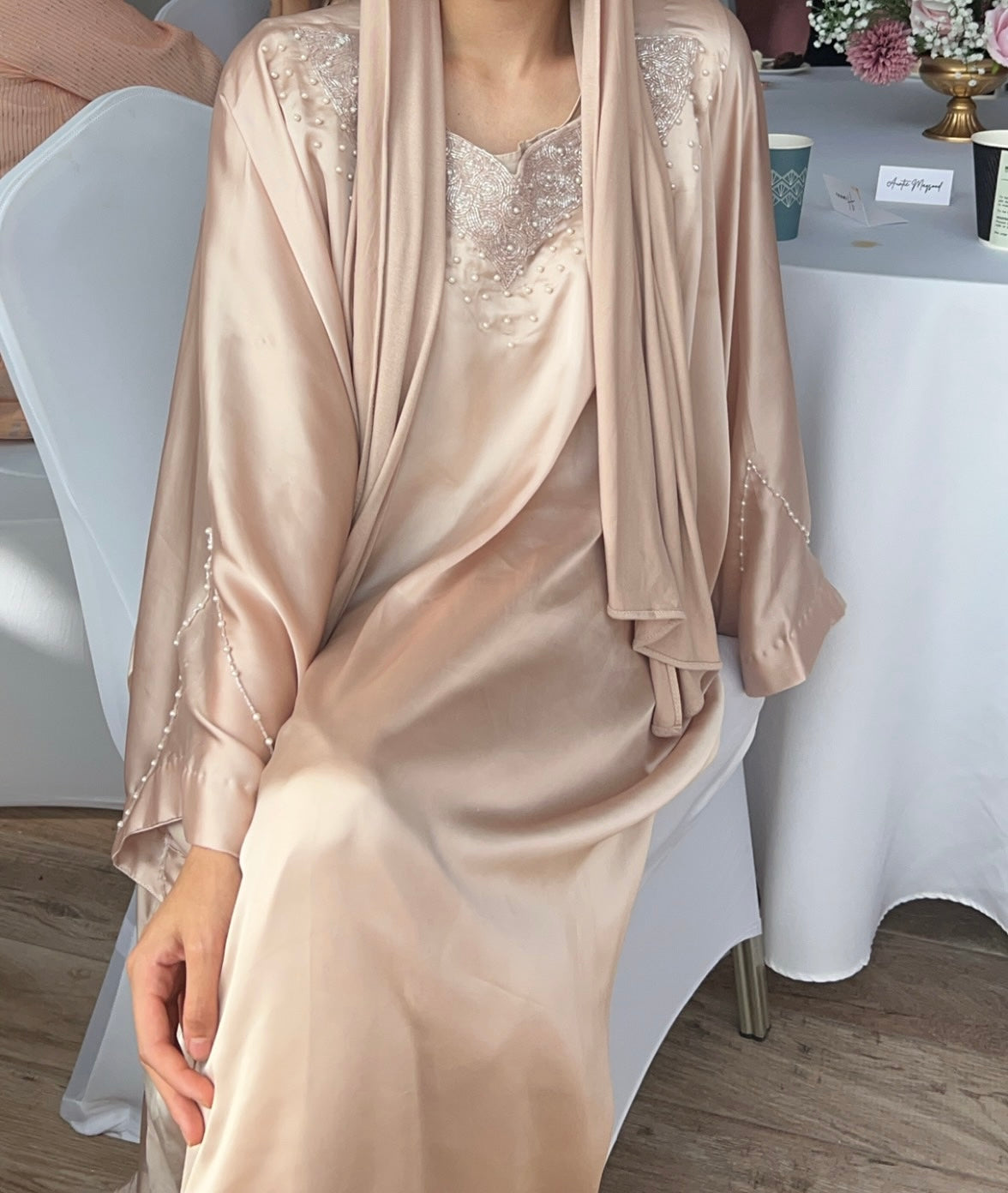 Sierra Pearl Nude (Potli Bag Included)