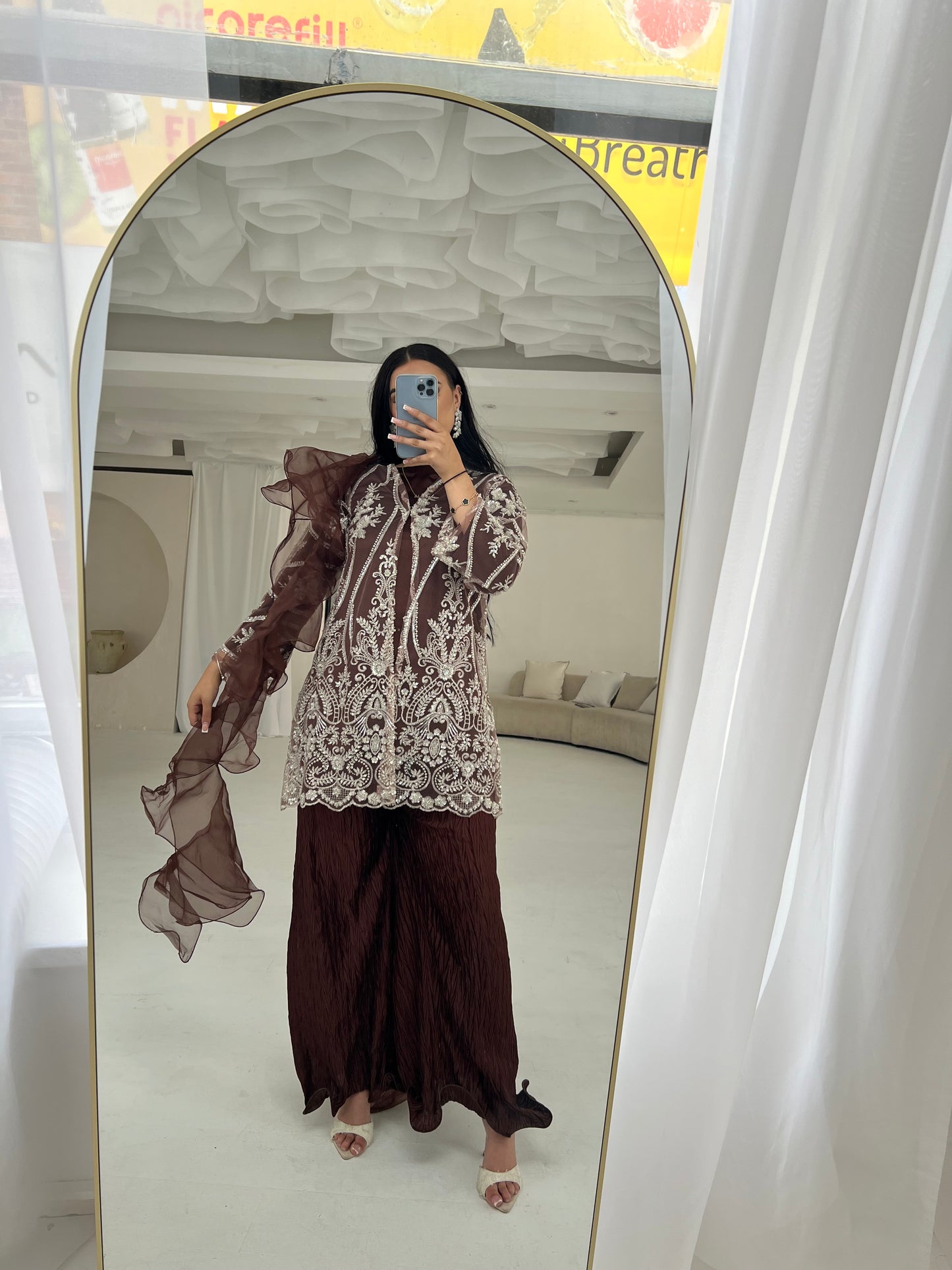 JINA Brown (5pc) Includes 2 Trousers