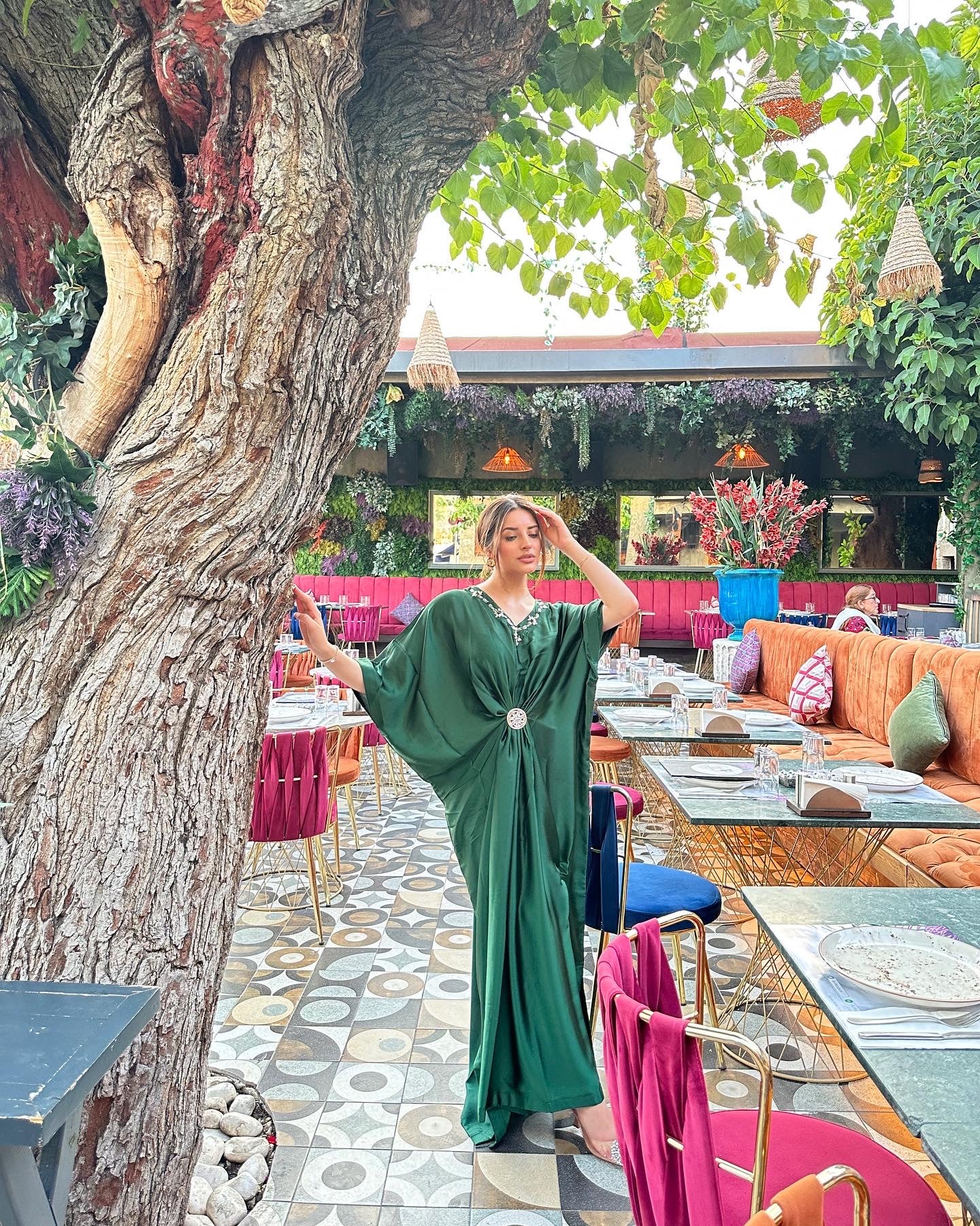 ZOHA GREEN (2 piece- Trousers included)