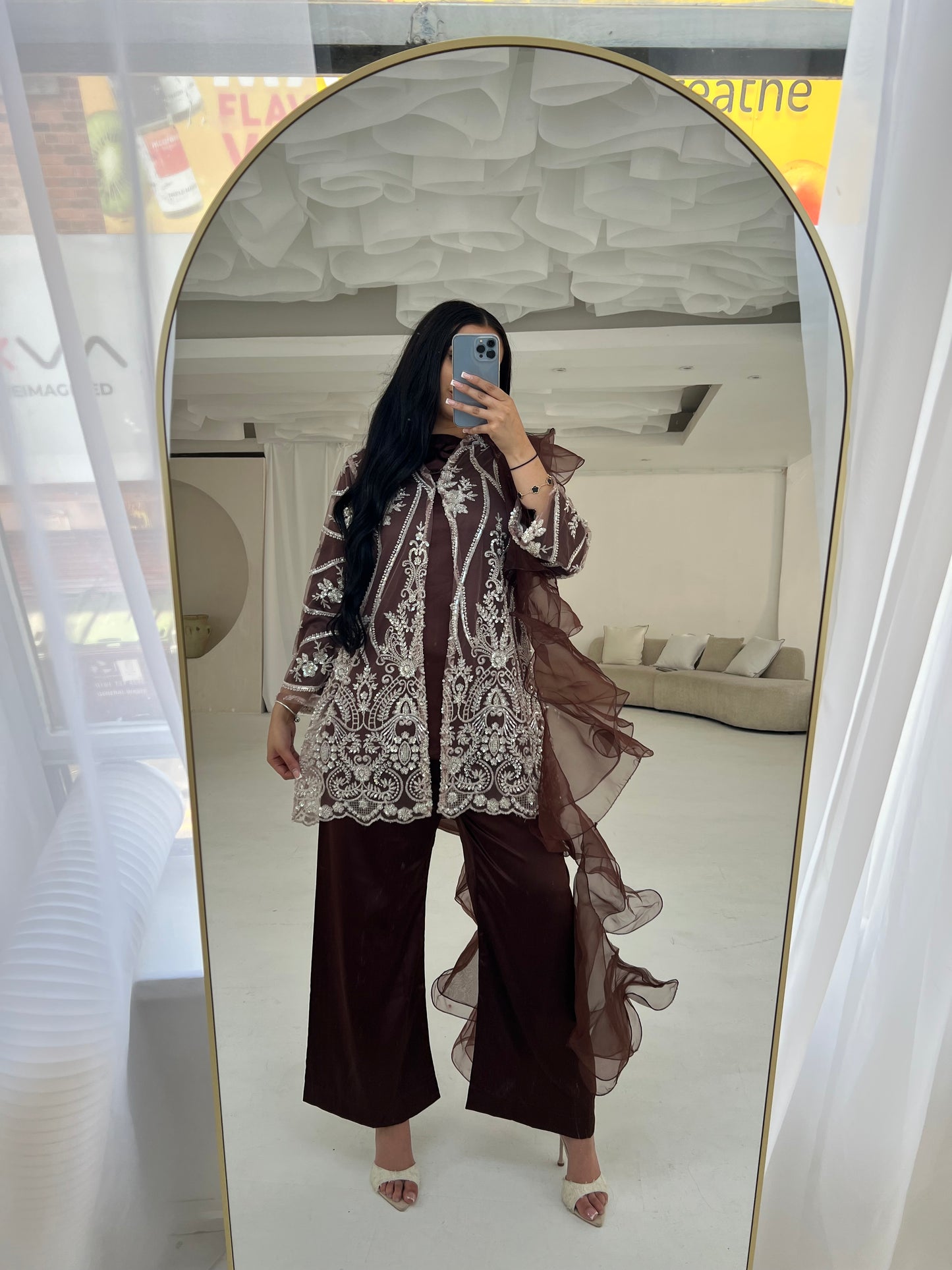 JINA Brown (5pc) Includes 2 Trousers