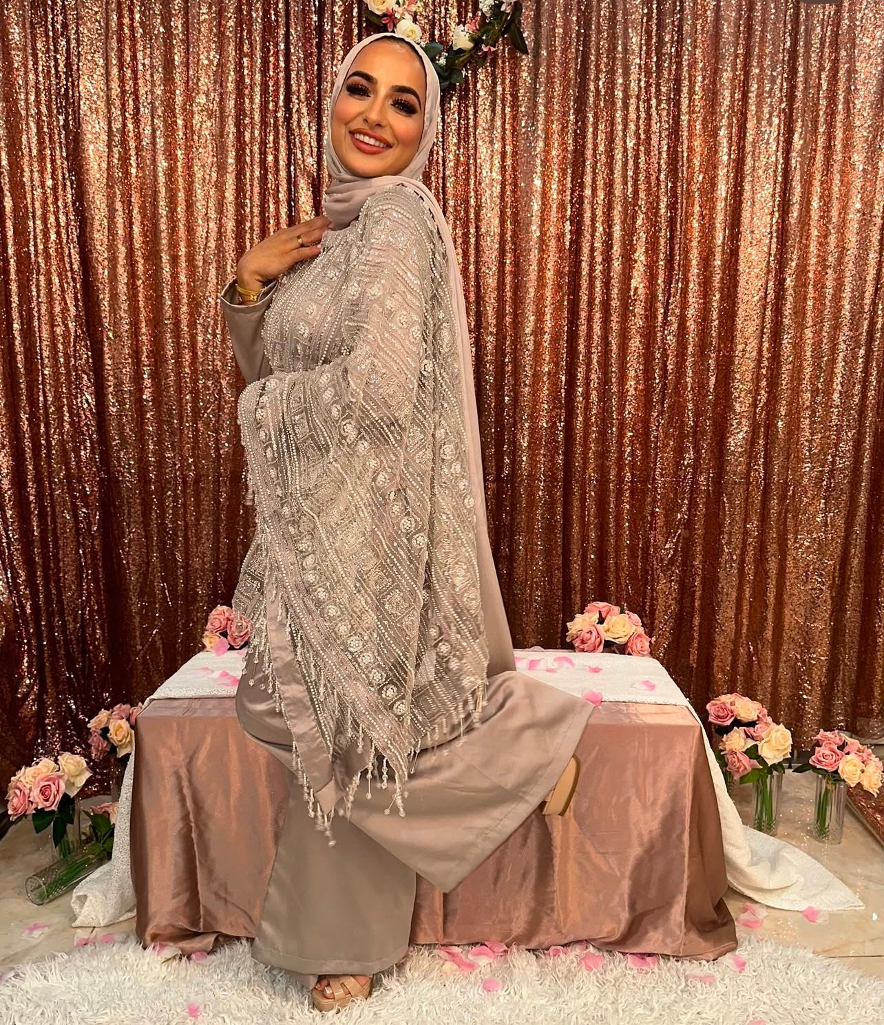 Lia Luxe Cape Grey 3pc