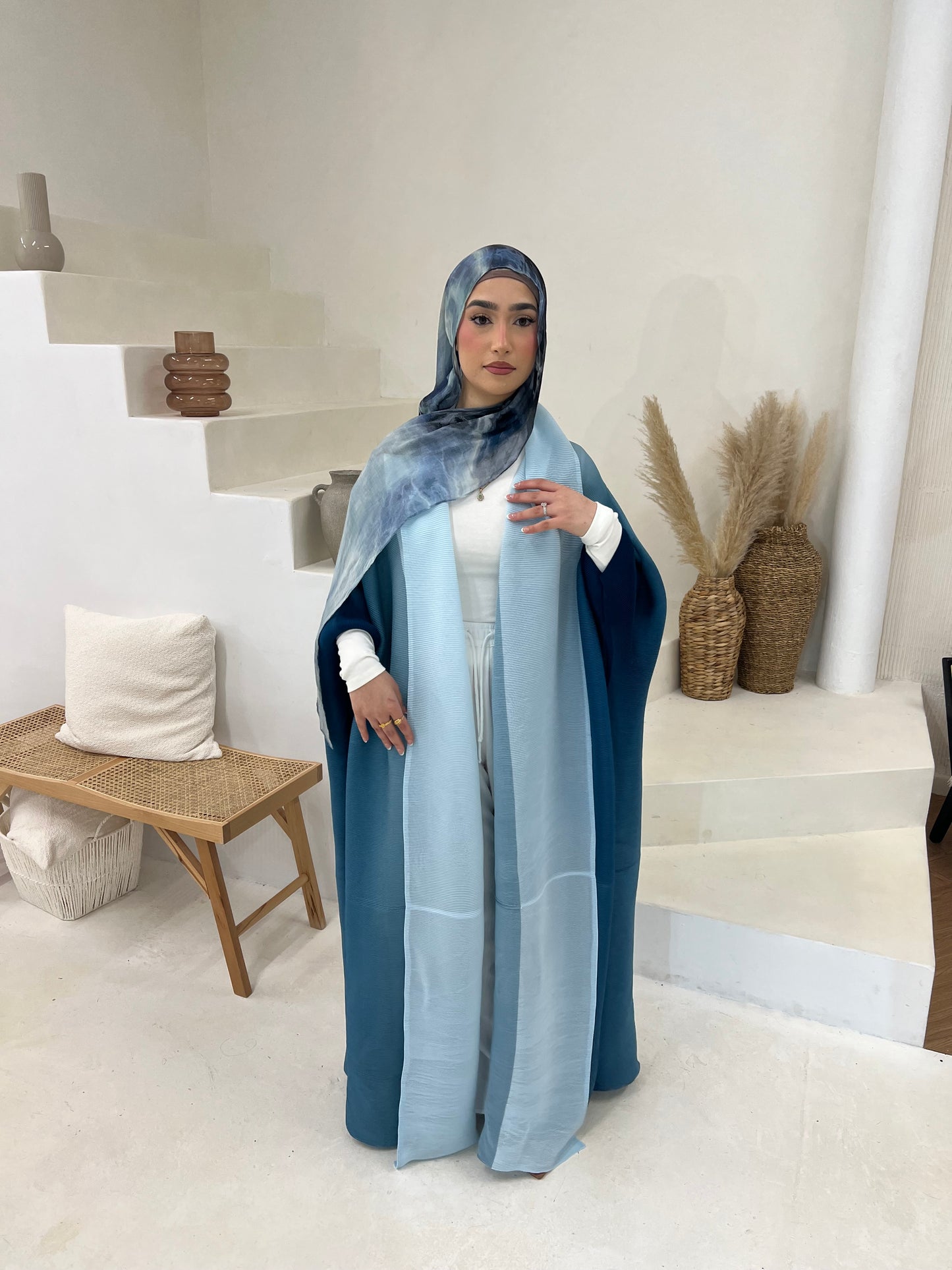 MYLA Oversized Abaya Blue