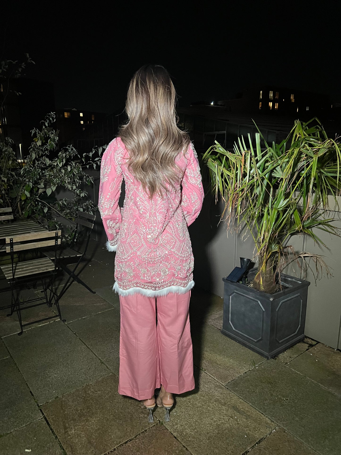 HANA Feather Hot Pink