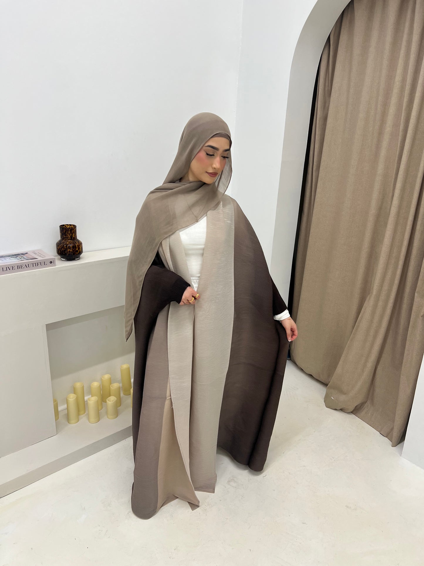 MYLA Oversized Mocha Abaya