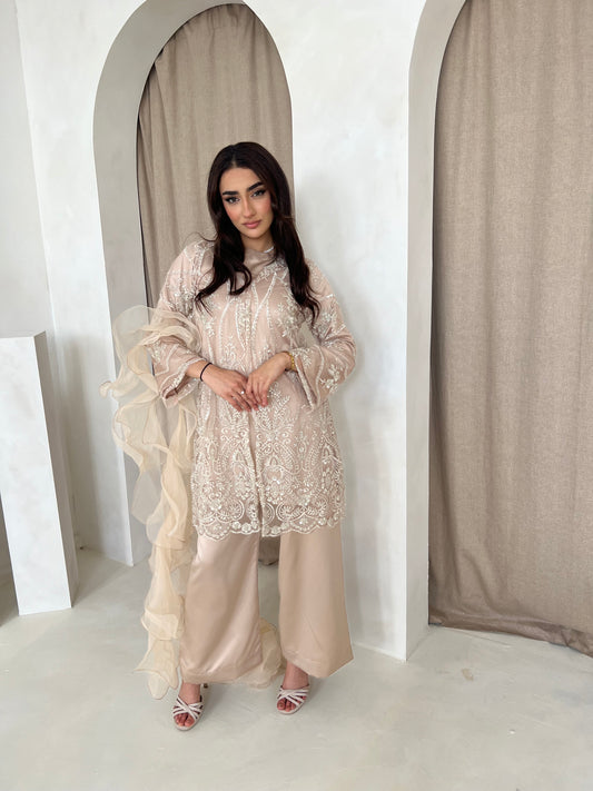 JINA Beige (5pc) Includes 2 Trousers