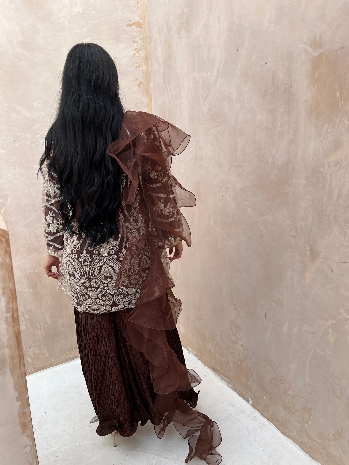 JINA Brown (5pc) Includes 2 Trousers