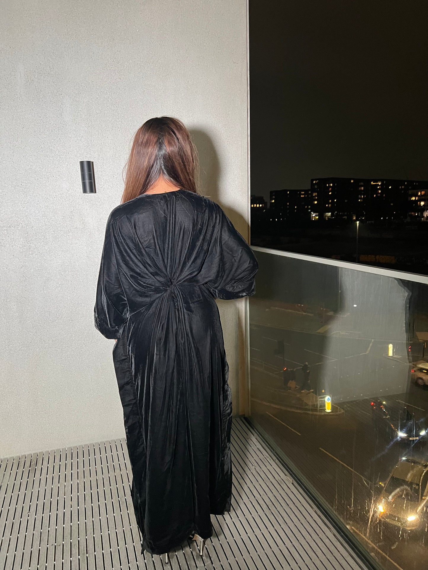 Zeina Velvet Kaftan
