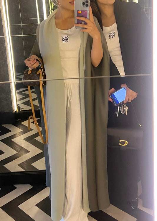 MYLA Oversized Khaki Abaya