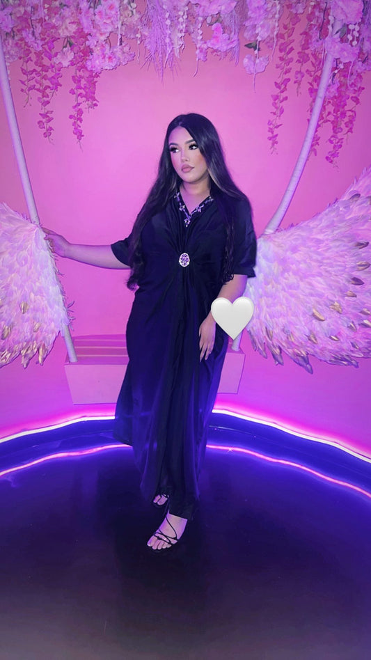 ZOHA BLACK (2 piece- Trousers included)