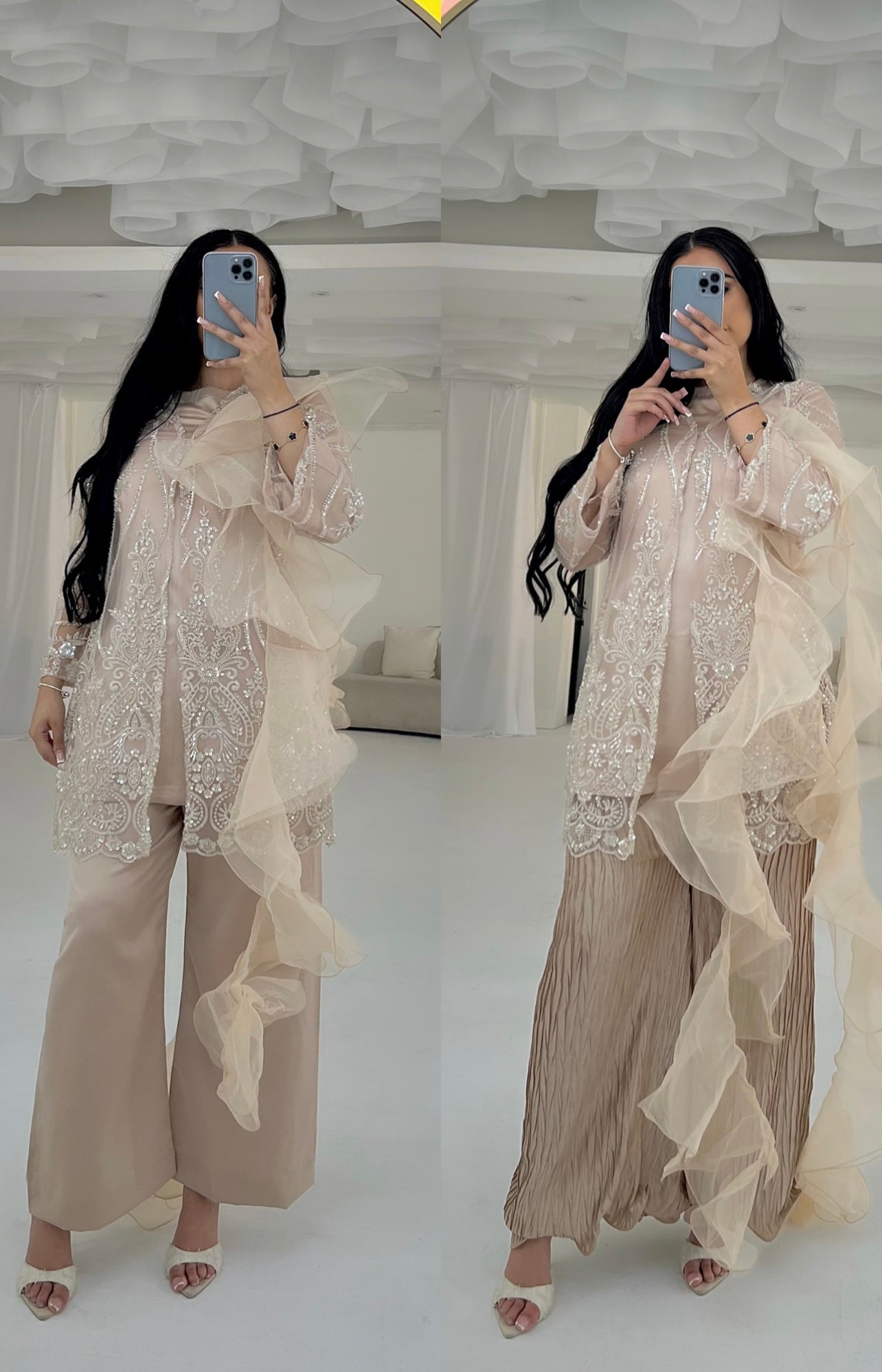 JINA Beige (5pc) Includes 2 Trousers