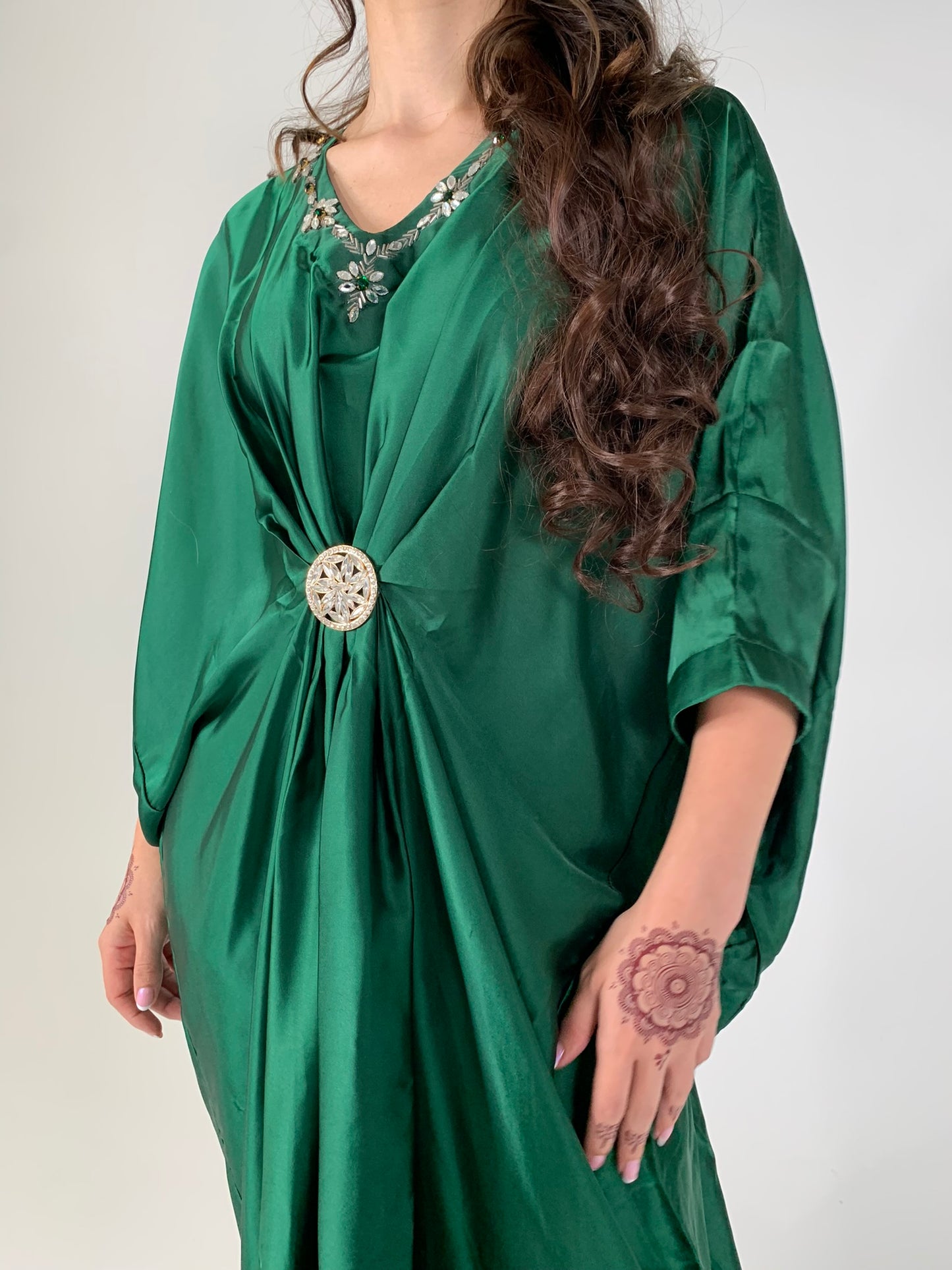 ZOHA GREEN (2 piece- Trousers included)