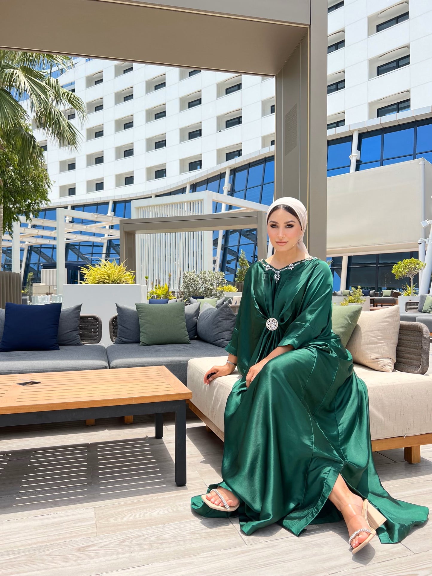 ZOHA GREEN (2 piece- Trousers included)