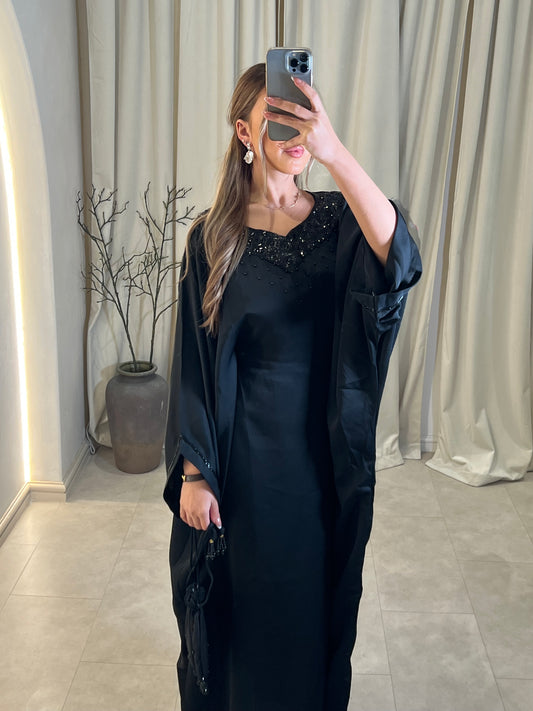 Sierra Pearl Black (Potli bag included)