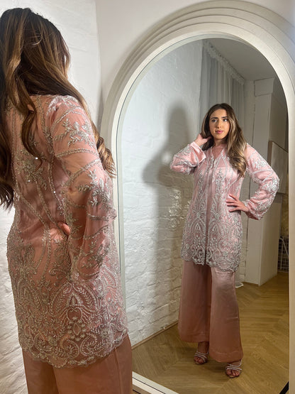 JINA Rose (4pc includes ruffle dupatta)