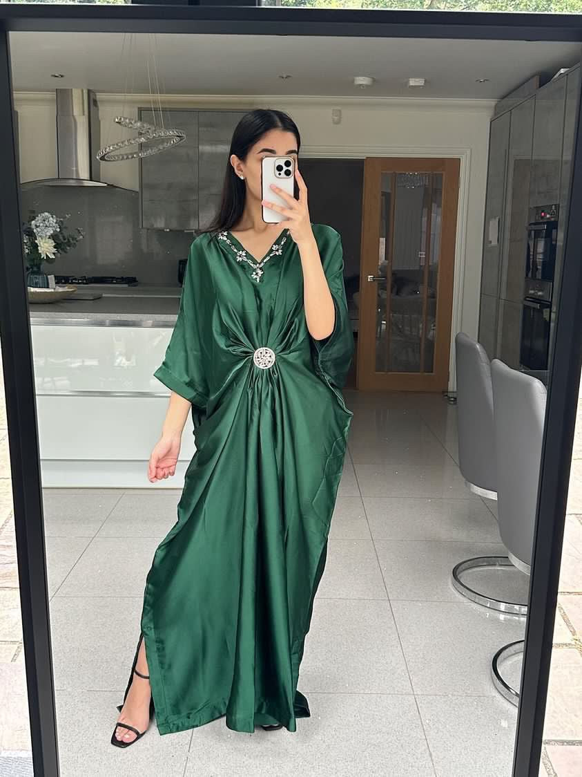 ZOHA GREEN (2 piece- Trousers included)