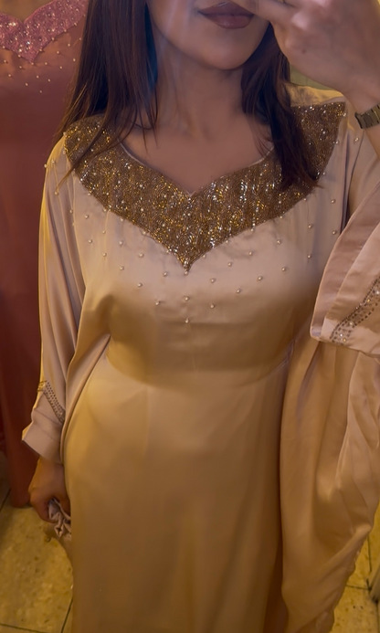 Sierra Pearl Nude (Potli Bag Included)