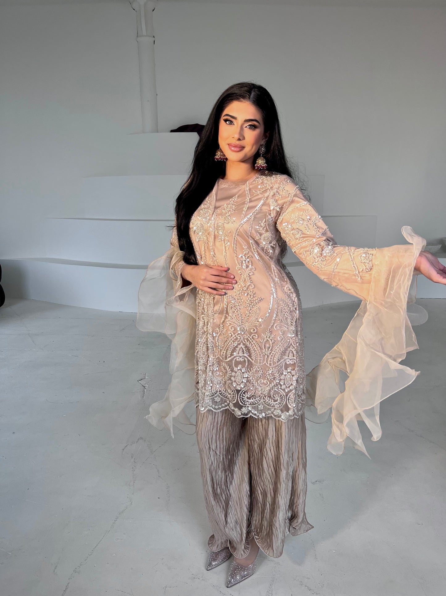 JINA Beige (5pc) Includes 2 Trousers