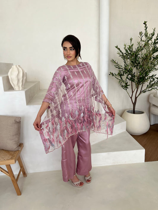 LEYA Feather Mauve (4pc)