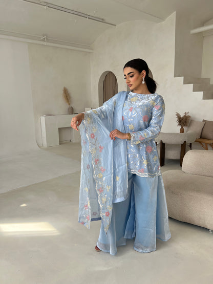 ASIYA Floral Blue (3pc)