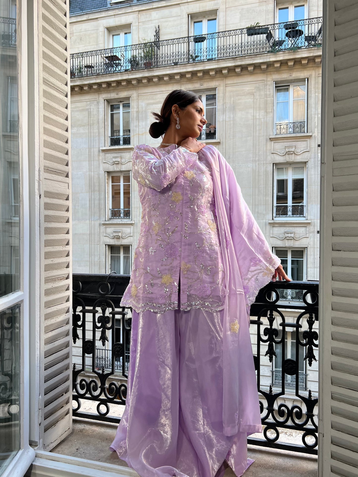 ASIYA Floral Lilac (3pc)