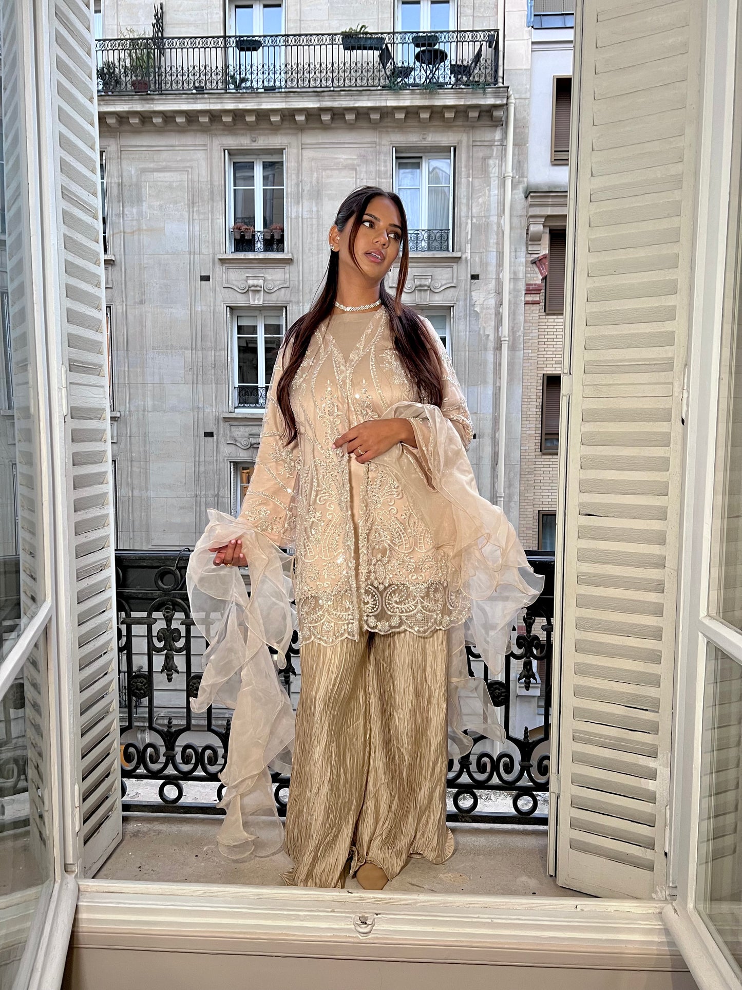 JINA Beige (5pc) Includes 2 Trousers