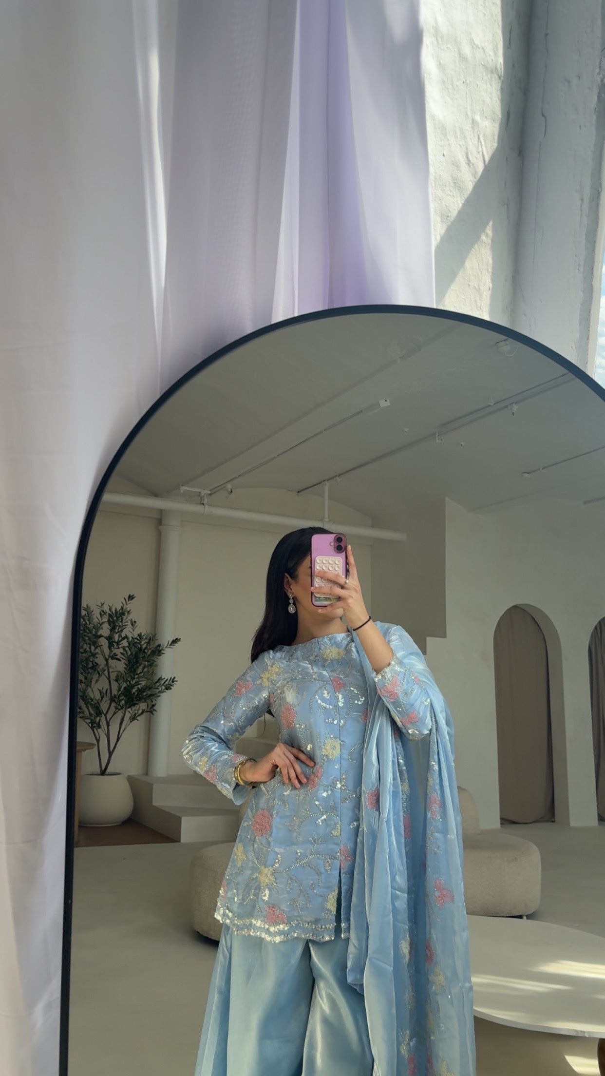 ASIYA Floral Blue (3pc)