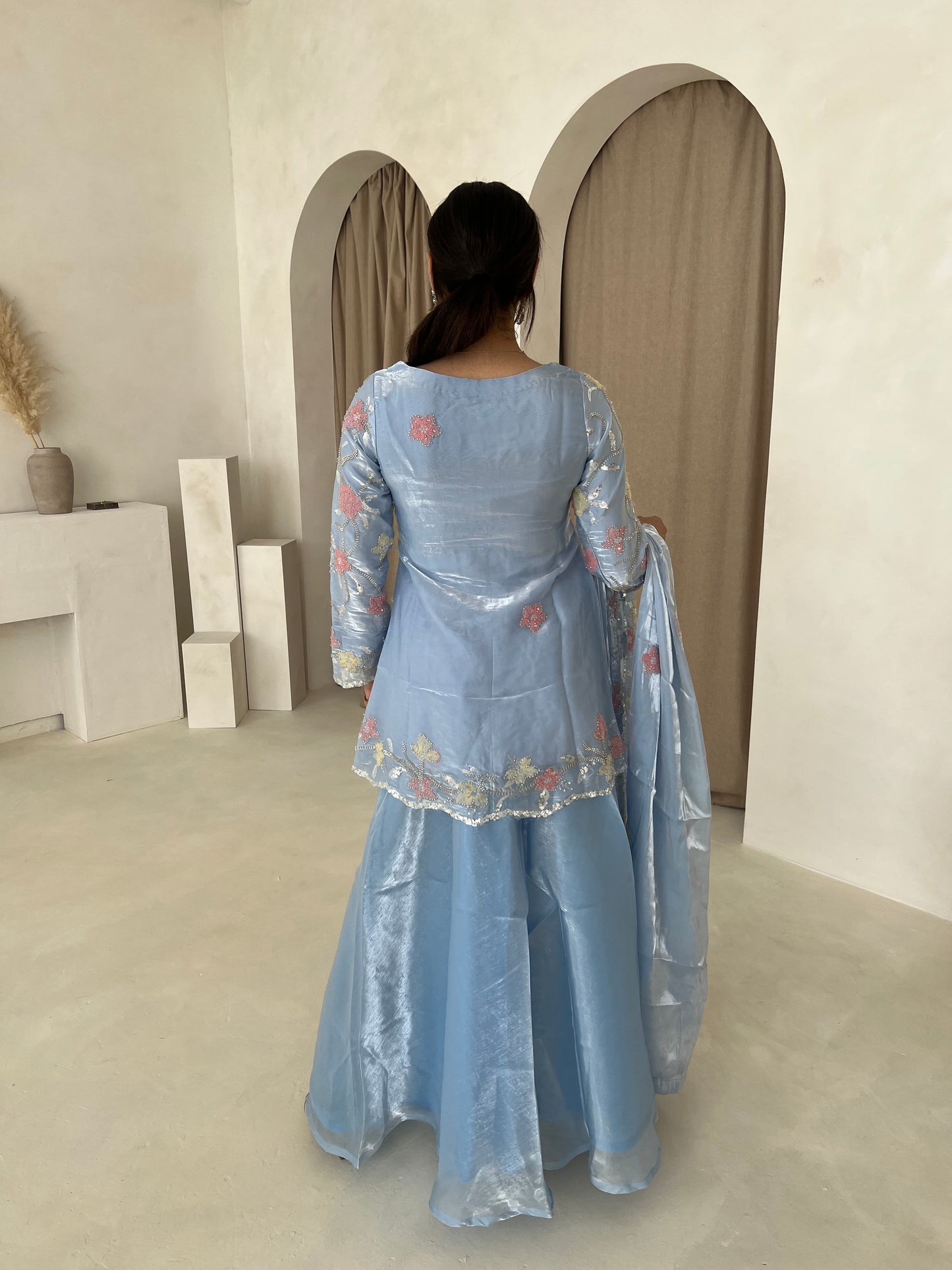 ASIYA Floral Blue (3pc)