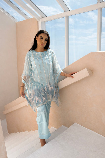 LEYA Feather Blue (4pc)