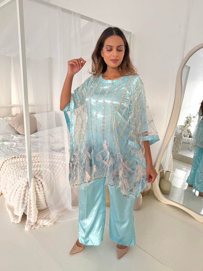 LEYA Feather Blue (4pc)