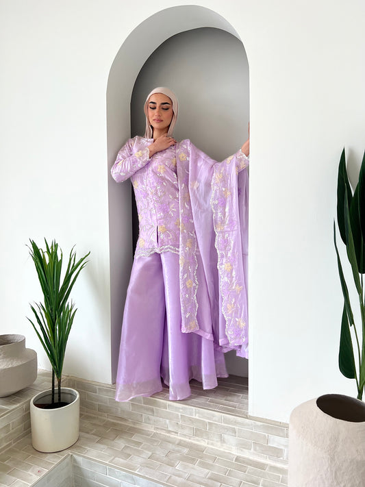 ASIYA Floral Lilac (3pc)
