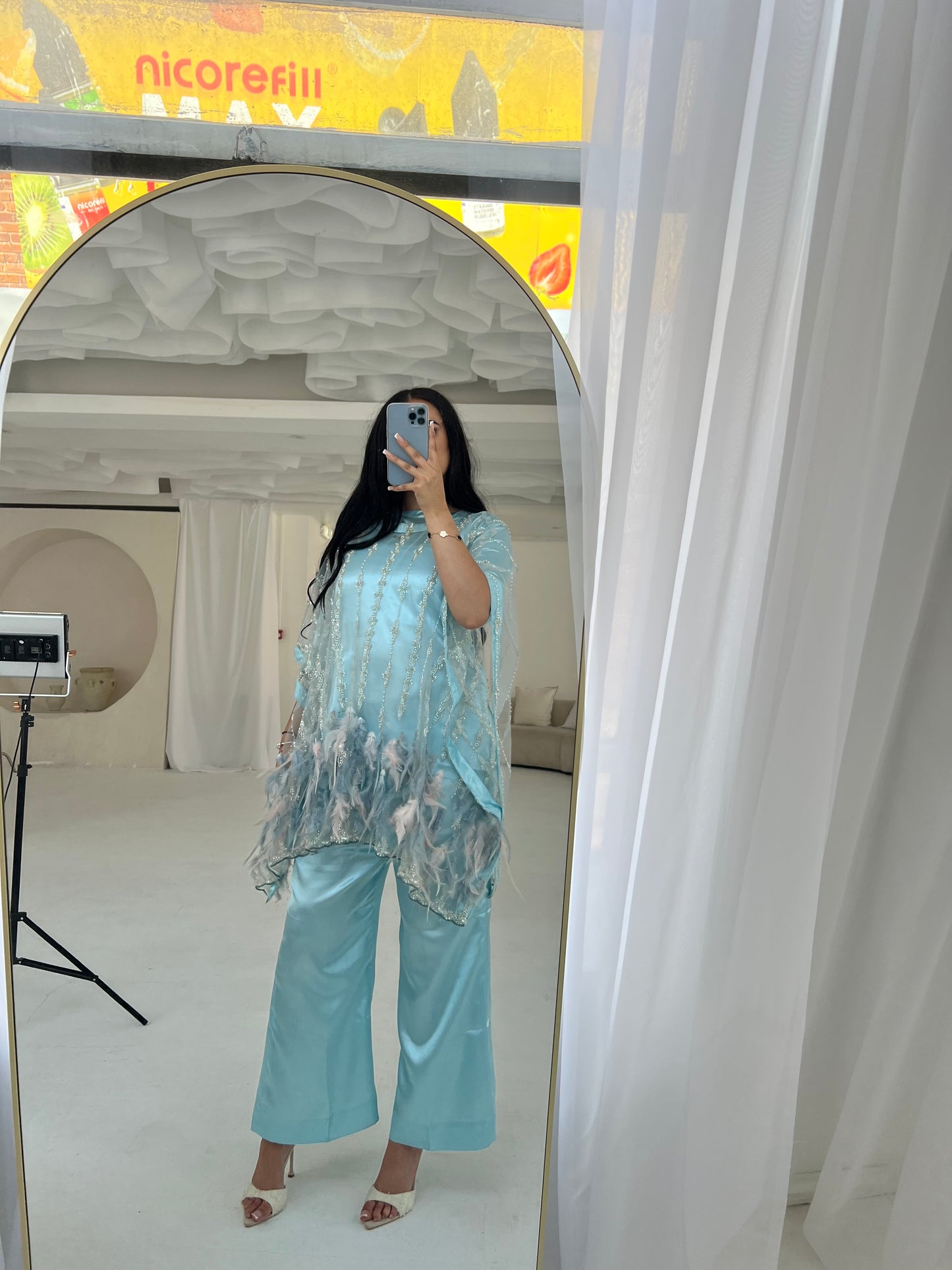 LEYA Feather Blue (4pc)