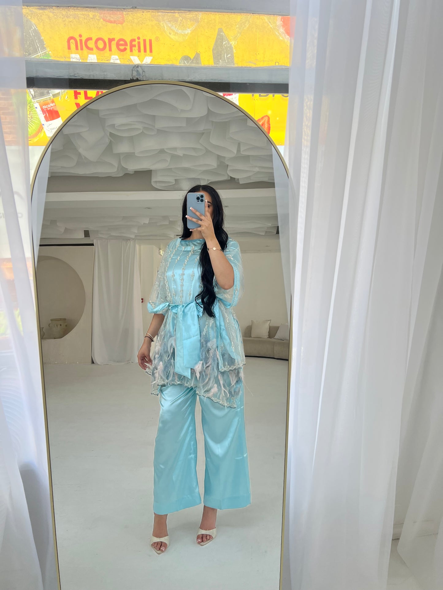 LEYA Feather Blue (4pc)