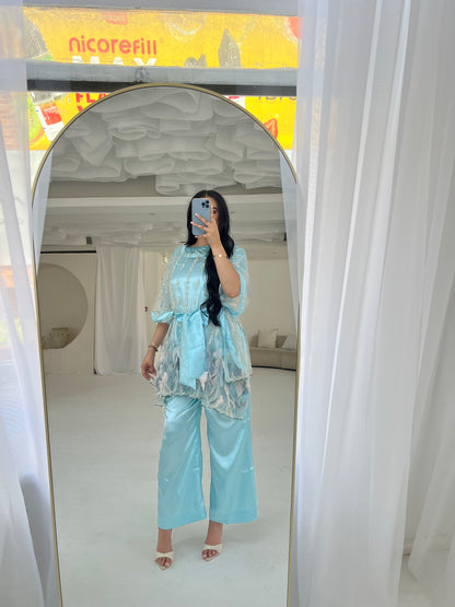 LEYA Feather Blue (4pc)