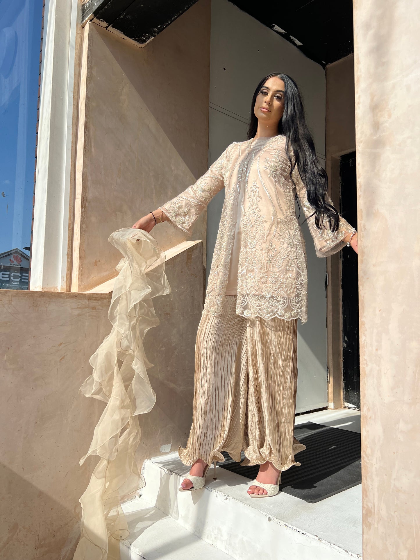 JINA Beige (5pc) Includes 2 Trousers