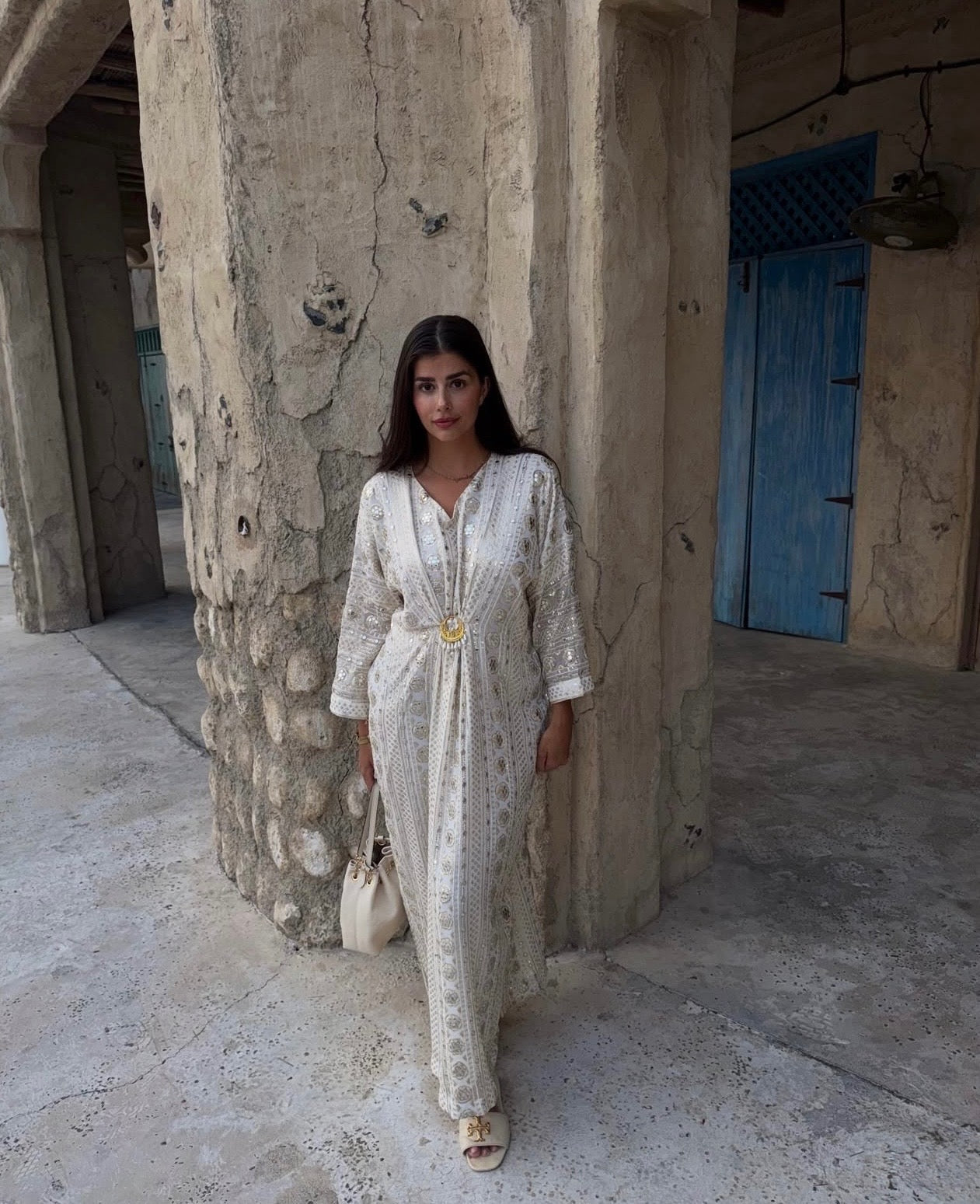 RIMA OFF WHITE KAFTAN