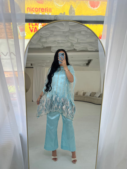 LEYA Feather Blue (4pc)