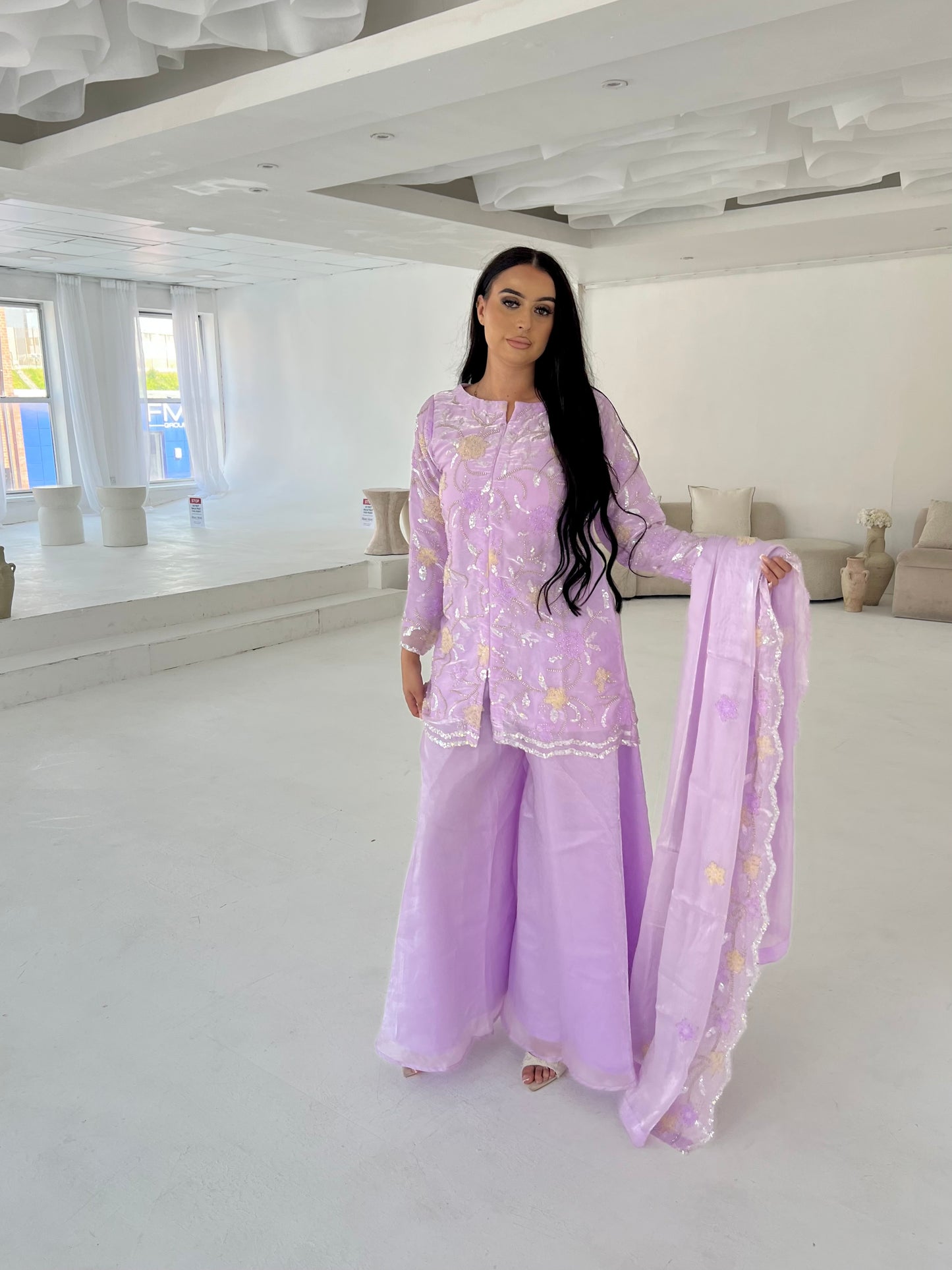 ASIYA Floral Lilac (3pc)
