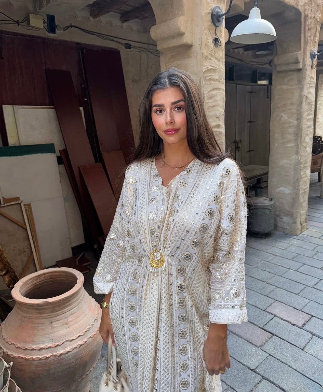 RIMA OFF WHITE KAFTAN