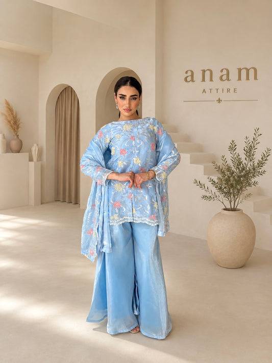 ASIYA Floral Blue (4pc)