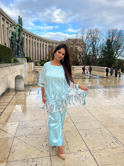 LEYA Feather Blue (4pc)