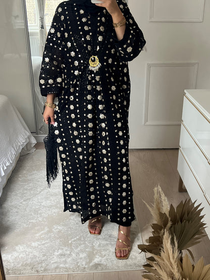 RIMA BLACK Kaftan (2pc)