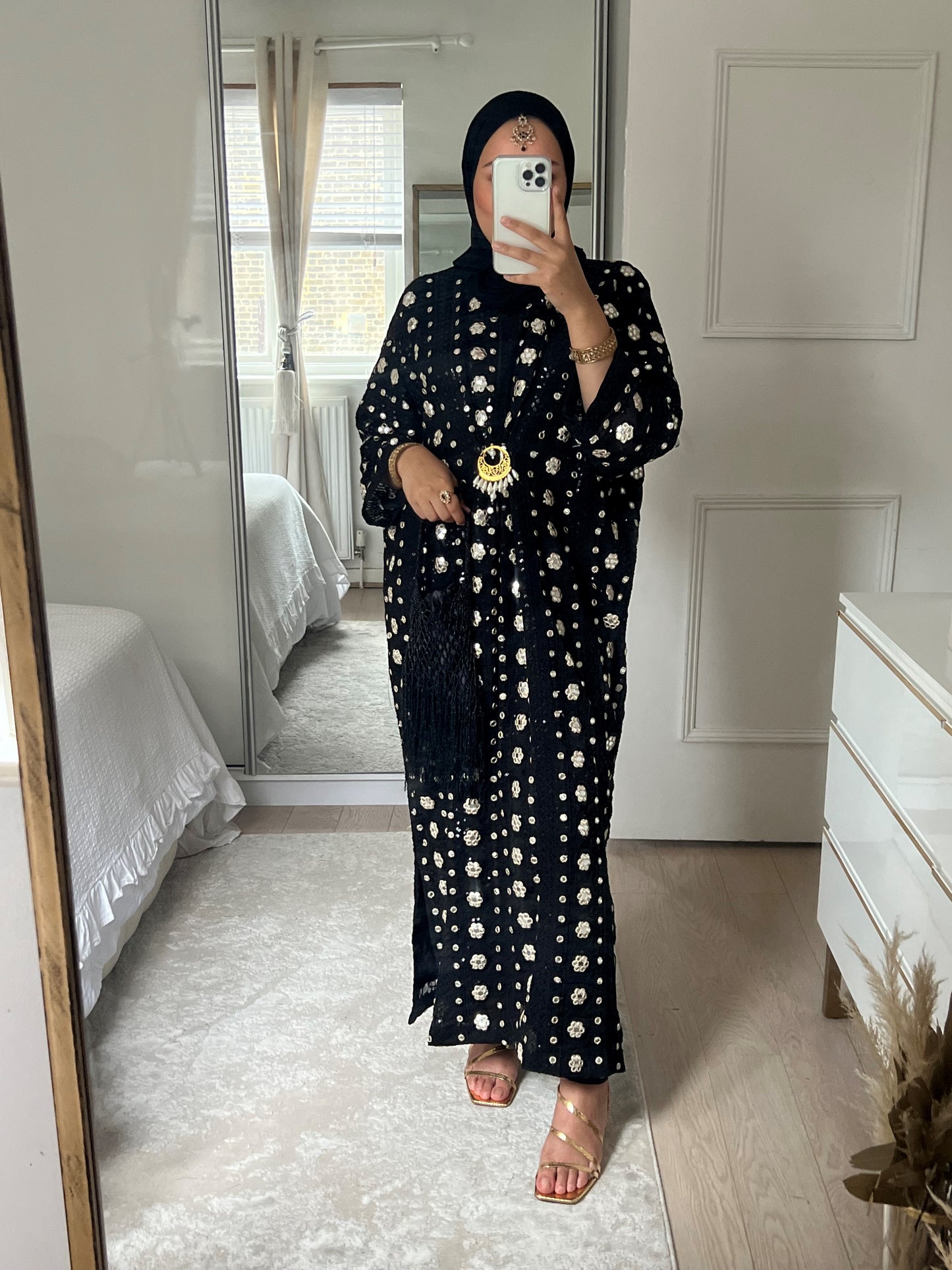 RIMA BLACK Kaftan (2pc)